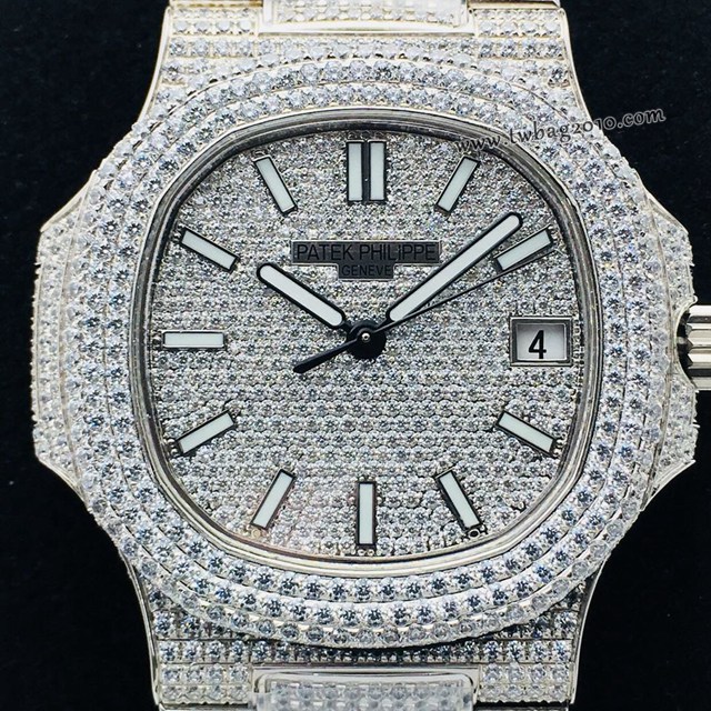 百達翡麗高端複刻男士腕表 PATEK PHILIPPE施華洛世奇美鑽男士腕表  gjs1915